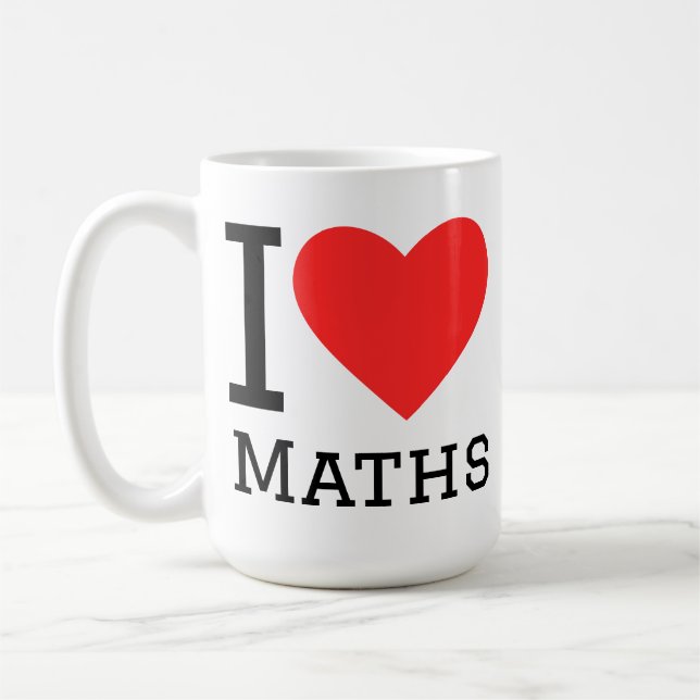 I love maths  kaffeetasse (Links)