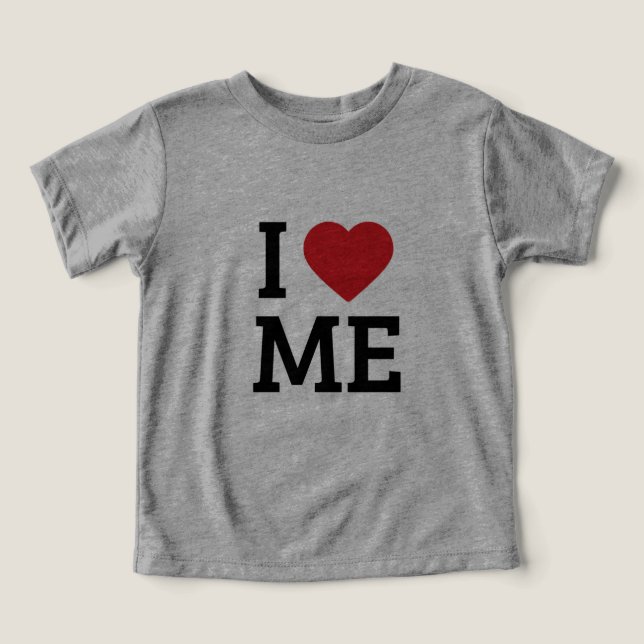 I Love Me Cute Kids T-Shirt (Design Vorderseite)