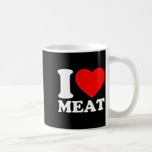 I Love Meat  Kaffeetasse (Rechts)