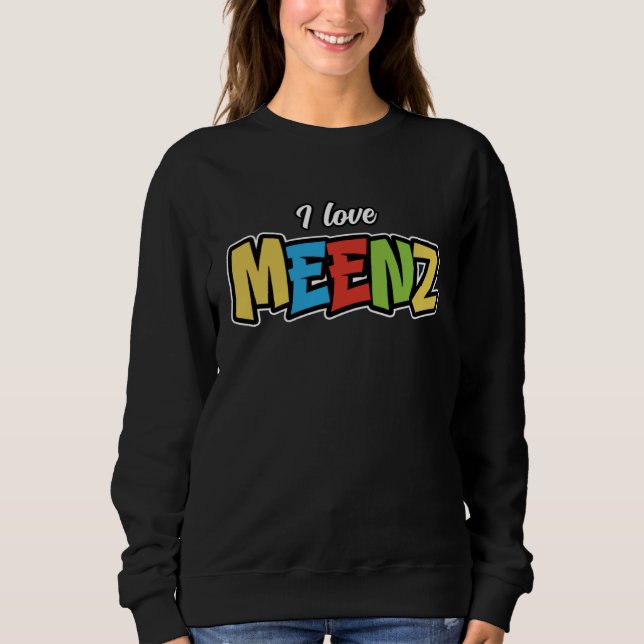 I love Meenz Colorful carnival  1 Sweatshirt (Vorderseite)