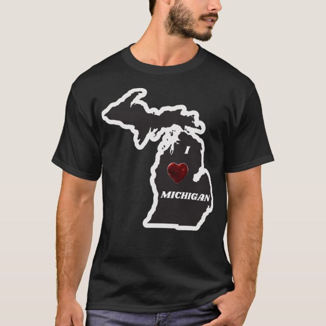 I love Michigan 3 T-Shirt (Vorderseite)