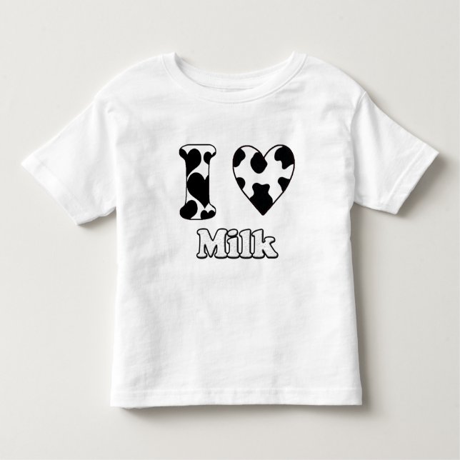 I love milk kleinkind t-shirt (Vorderseite)