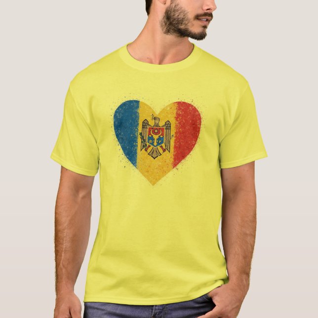 I love Moldova – Iubesc Moldova  T-Shirt (Vorderseite)