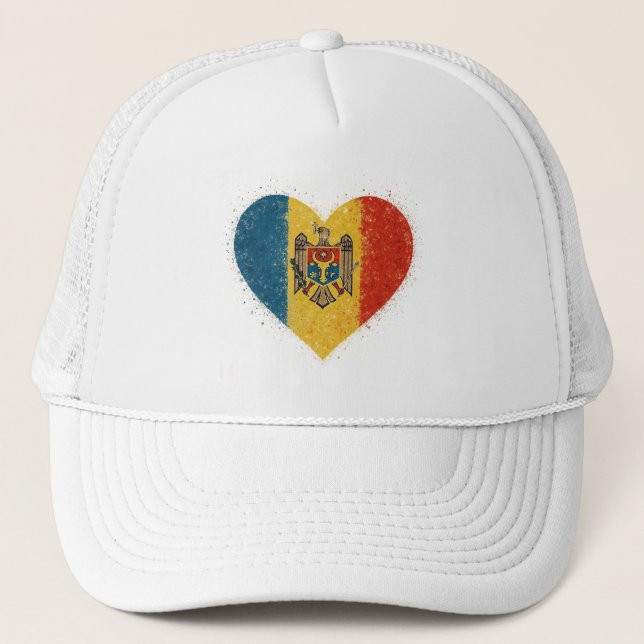 I love Moldova – Iubesc Moldova  Truckerkappe (Vorderseite)