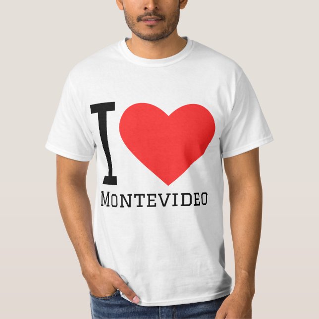 I love Montevideo  T-Shirt (Vorderseite)