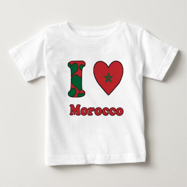 I love Morocco Baby T-shirt (Vorderseite)