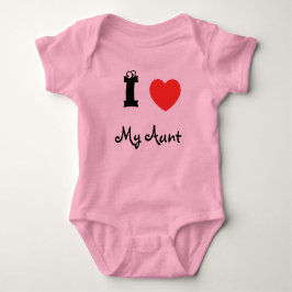 I love my aunt romper. baby strampler