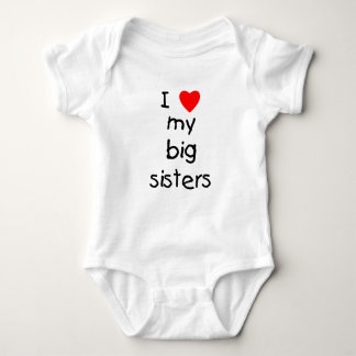 I love my big sisters baby strampler