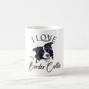 I Love My Border Collie Kaffeetasse