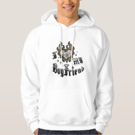 I Love My Boyfriend - Cheetah - DingusDesign Hoodie
