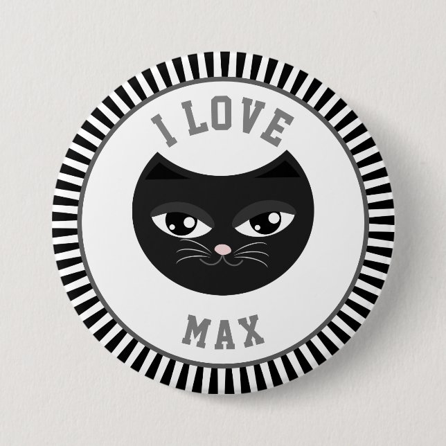 I love my cat button (Vorderseite)