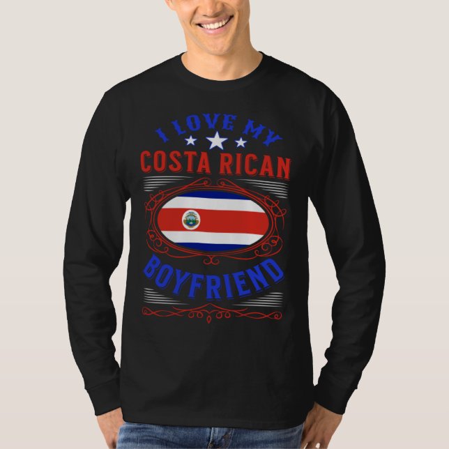I love my Costa Rican boyfriend T-Shirt (Vorderseite)
