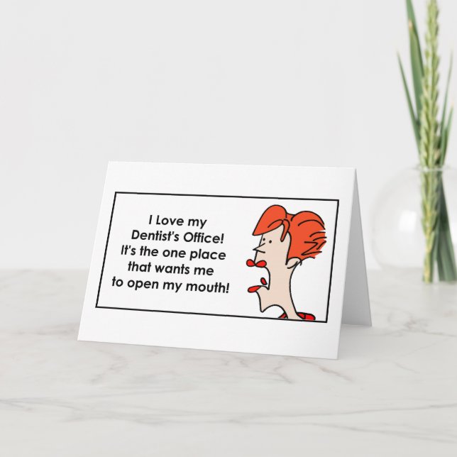 I love my Dentist’s Office DakotaJoan.com Karte (Vorderseite)
