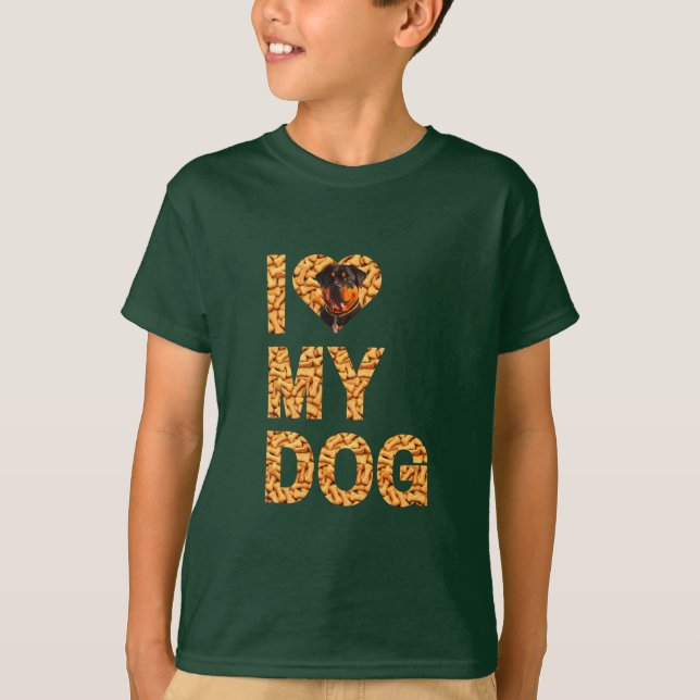 i love my dog T-Shirt (Vorderseite)