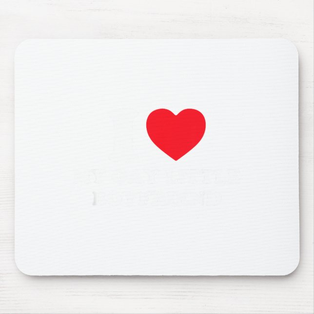 I Love My Gay Little Boyfriend Funny Y2k Valentine Mousepad (Vorne)