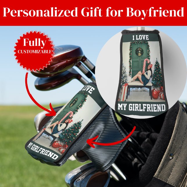 I Love My Girlfriend Photo Golf Head Cover Golf Headcover (I Love My Girlfriend Photo Golf Head Cover
)
