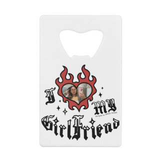 I Love My Girlfriend - Red - DingusDesign Geldbeutel Flaschenöffner