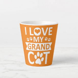 I love my Grandcat Lover Granddad Grandma Milchtasse