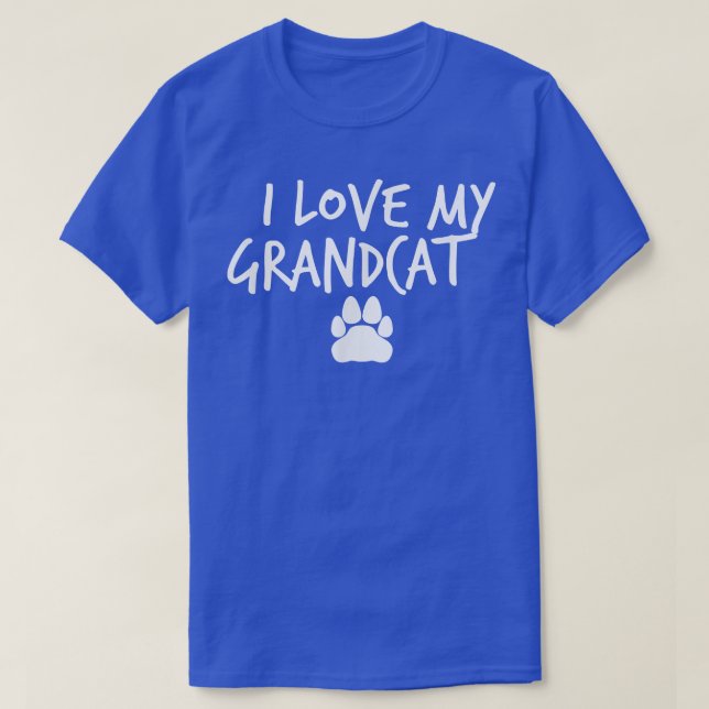 I Love My Grandcat  T-Shirt (Design vorne)