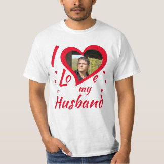 I Love my Husband - T-Shirt personalisierbar