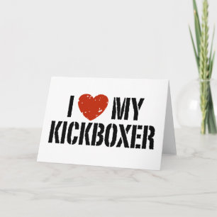 I Love My Kickboxer Karte