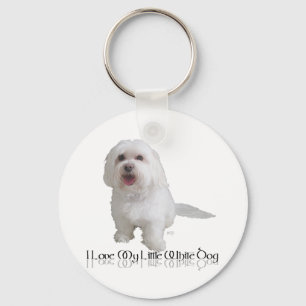 I Love My Little White Dog - Havanese Schlüsselanhänger