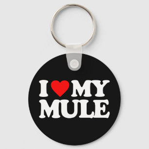 I LOVE MY MULE SCHLÜSSELANHÄNGER