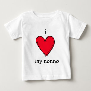 i love my nonno italian grandpa baby bodysuit t-shirt