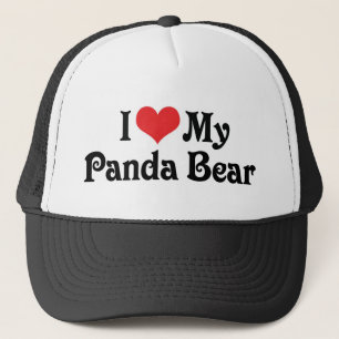I Love My Panda Bear Truckerkappe