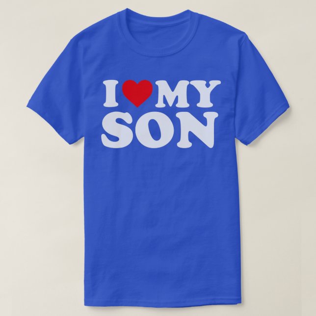 I Love My Son  T-Shirt (Design vorne)