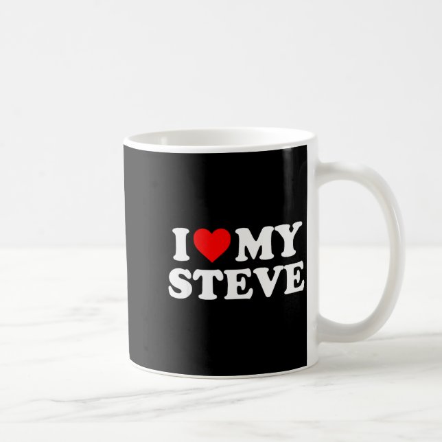 I Love My Steve  Kaffeetasse (Rechts)