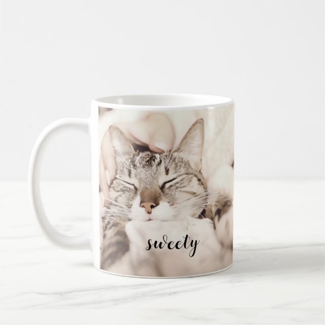I love my sweet little cat photo kaffeetasse (Links)