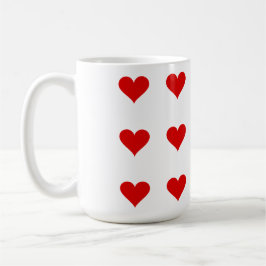 I love my Valentine`s Day - Mug with hearts Kaffeetasse