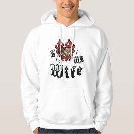 I Love My Wife - Red - DingusDesign Hoodie