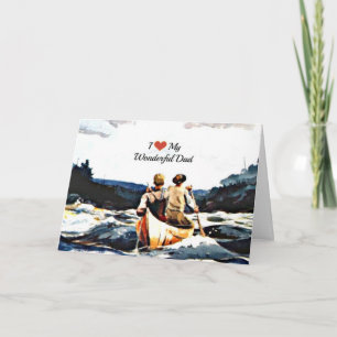 I Love My Wonderful Dad Karte