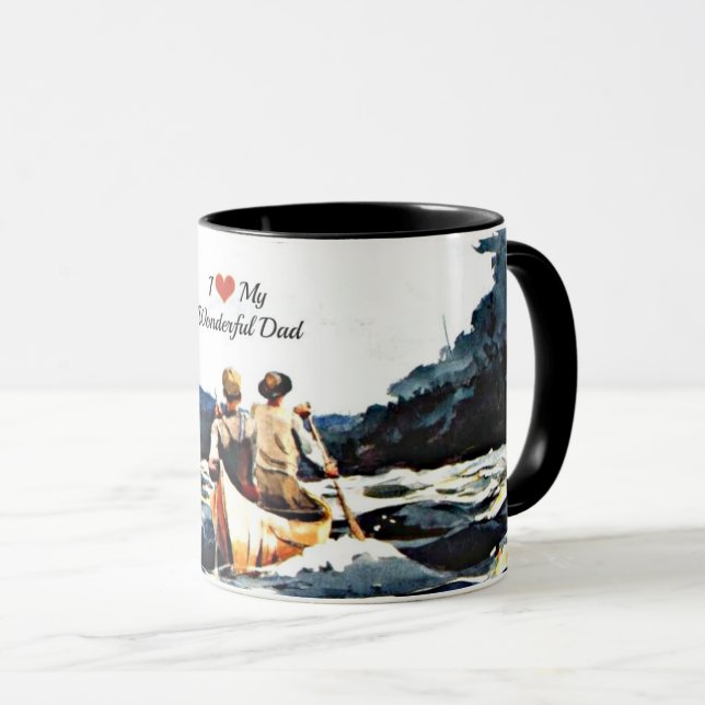 I Love My Wonderful Dad Tasse (VorderseiteRechts)