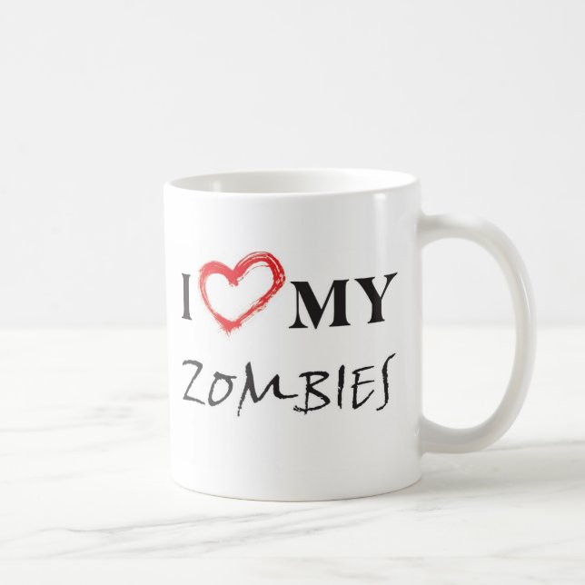 I love my Zombies Tasse (Rechts)