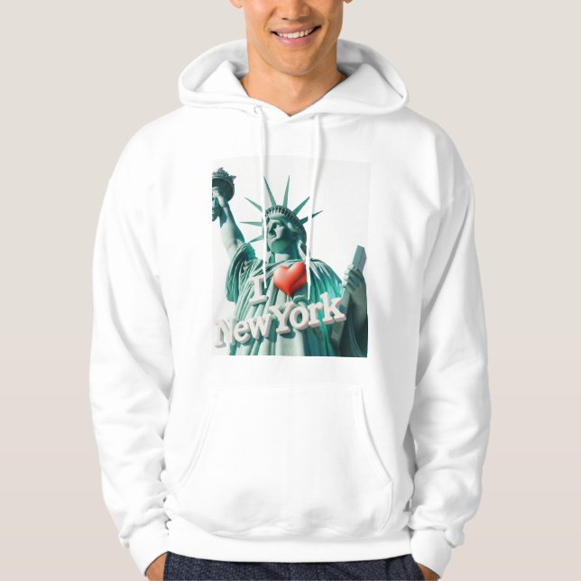 I love New York Hoodie (Vorderseite)