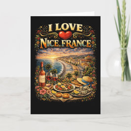 I Love Nice Feiertagskarte