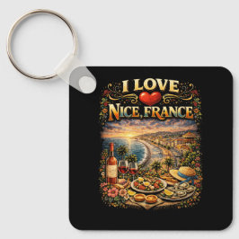 I Love Nice Schlüsselanhänger