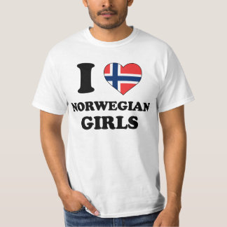 I love Norwegian Girls T-Shirt