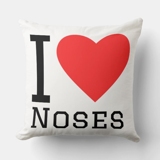 I love noses kissen (Vorderseite)