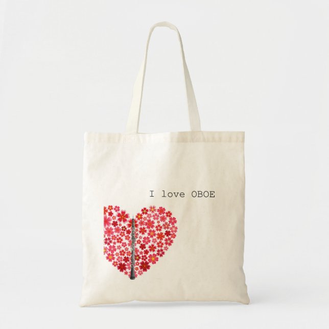 I love OBOE Tote Bag I オーボエラブトートバッグ Tragetasche (Vorne)