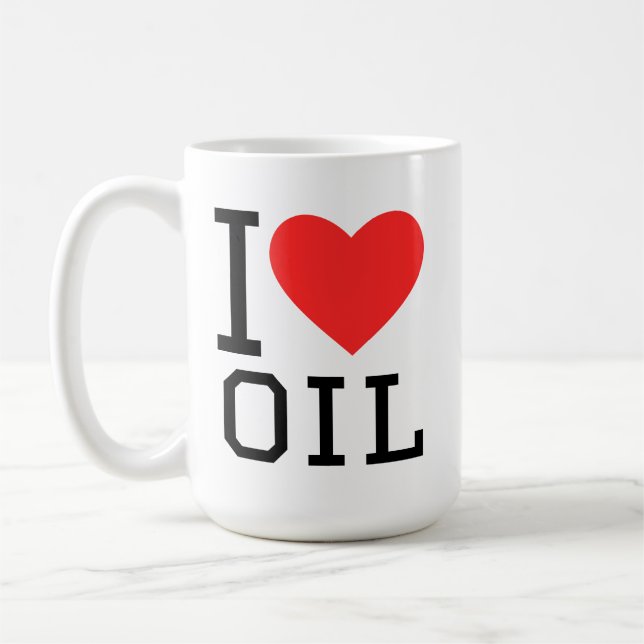 I love oil kaffeetasse (Links)