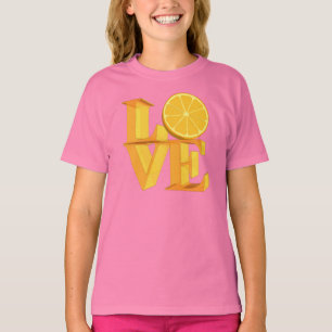 I LOVE ORANGE(TANGERINE/MANDARIN) T-Shirt