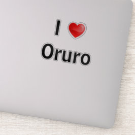 I love Oruro Aufkleber