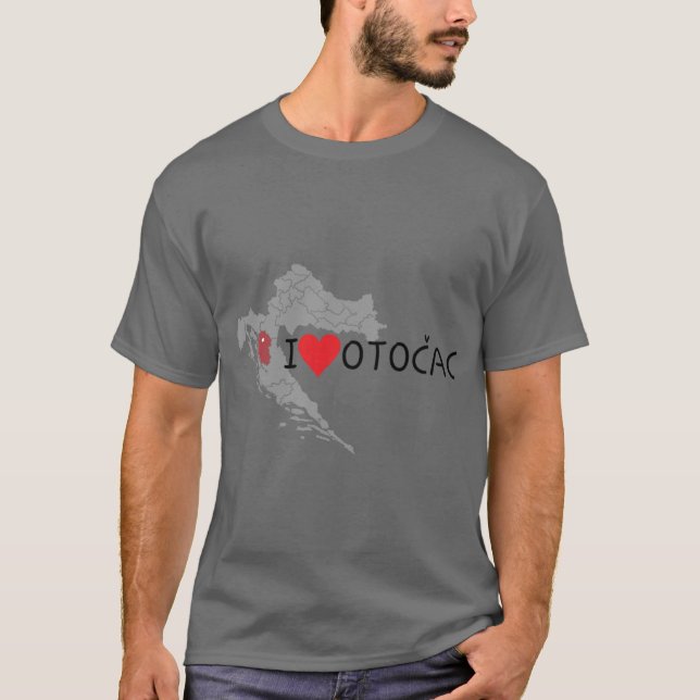 I Love Otoac gift T-Shirt (Vorderseite)