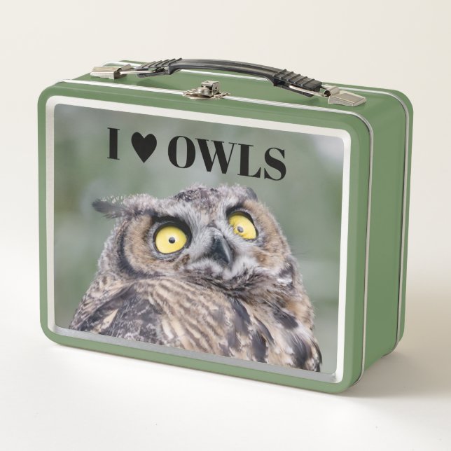 I Love Owls Lunchbox (Vorderseite)