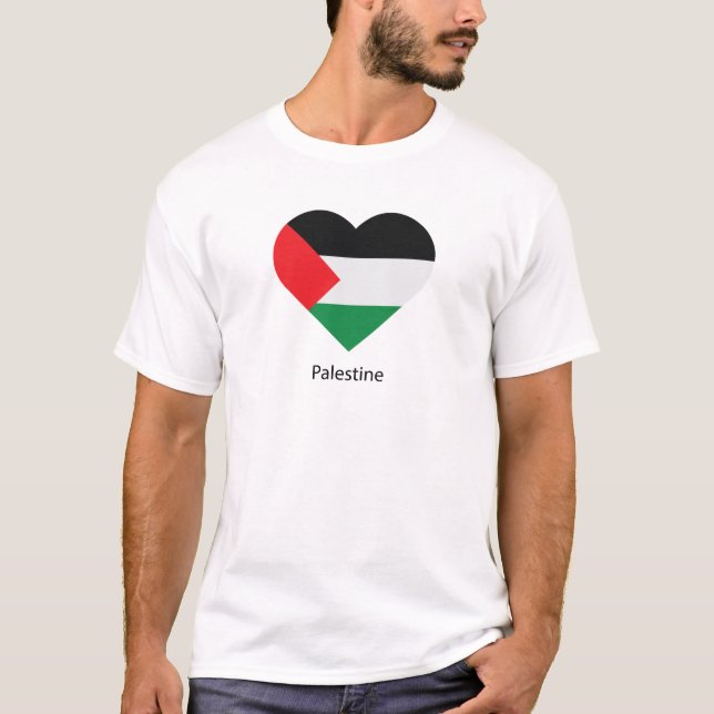 I Love Palestine T-Shirt (Vorderseite)