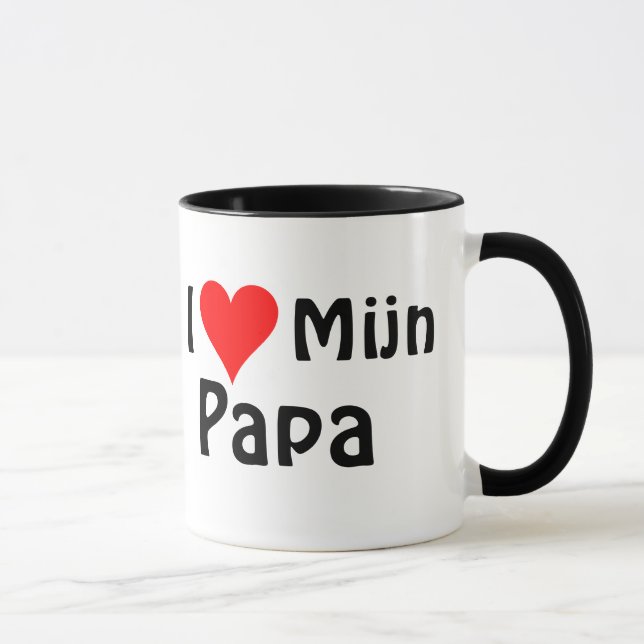 I Love papa mok Tasse (Rechts)